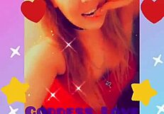 Submissive slut obeys goddess milf mistress in teasing BDSM session with music.