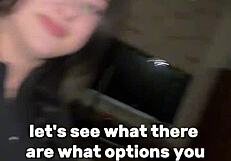 गले में भारी कम की डोज़, वो निगलती और गैग करती है