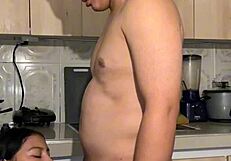 Stepmother wants kitchen fucking