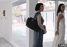 Realtor And Recently Divorced Black Teen 18+ Homeowner Engages In Lesbian Sex With Toys And Strapon