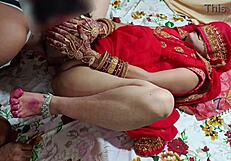 इंडियन कपल की पहली रात सुहागरात में वाइल्ड सेक्स