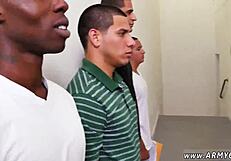 Intense Gay Domination Scene Where the Drill Sergeant Takes Control in a Hardcore Encounter.