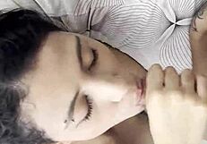 Neighbor starts morning with blowjob and facial