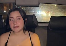 I caught my driver in a steamy moment, letting him finish inside without protection