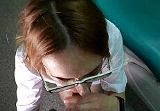 Doctor's Passionate Facial Cumshot