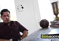 Sarah, suck my big cock now