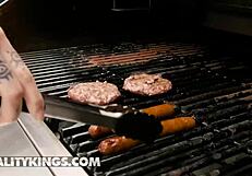 brunette Sofi Ryan craves a wild 4th of July fuck. Reality Kings captures her riding and sucking!