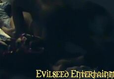 टाइट यूरोपियन गांड में बड़ा काला लंड के साथ डॉगी स्टाइल चुदाई