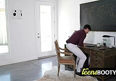 Sarah, suck my big cock now