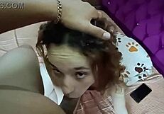 Hermanastra Latina Cachonda Ama que su Hermanastro la Toque y Folle en su Agujero Rosa