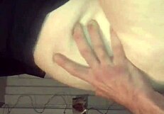 Watch this blonde BBW wife deepthroat and open her ass for creampie?