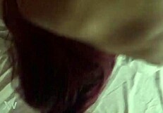 Tattooed blonde bends over in bold pose