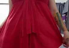 Big Tits Blonde Shows Juicy Pierced Nipples and Stretched Pussy Holes in Amateur Video