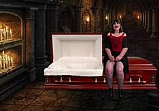 Granny Vampyra works her strapon for intense stroking orgasms with mature big tits in homemade fun.