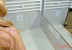 Step-Mom Flashes Hairy Underwear Without a Care to Tease