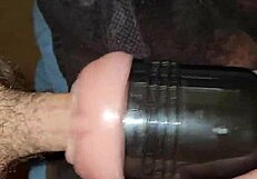 want to see my fleshlight stroke session with a monster cock cumshot?