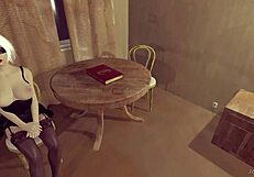 Rachell Miranda says, 'Cum for me, you naughty jerk-off addict, while I guide you and fuck hard.'