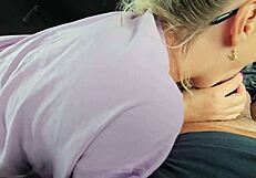 Mom Friend Gives Bj In Car