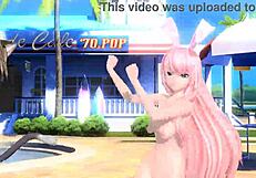 Megurine Luka And Meiko Reveal Big Tits And Ass In Full Nude Summer Idol Project.