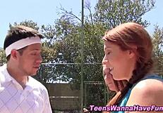 Amateur Teen 18+ Gets Cum Sprayed at Wild Outdoor Party