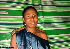 King Afrobang's Ghetto Casting With Gentle Dovee Masturbating Using Toys In Dirty Interview