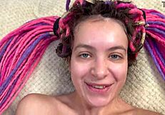 skinny teen lottie magne polishes fat cock outdoors