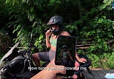 Did the fake photographer really convince that big-ass blonde to fuck and swallow after the shoot?