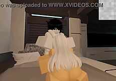 Getting fucked by a random guy in Roblox 02