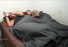 sharing bed with stepbrother led to rough fucking