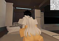 Getting fucked by a random guy in Roblox 02