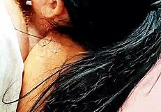 Blonde Plays with Boyfriend Before Mom Arrives