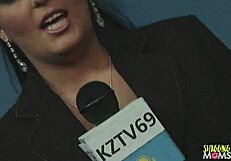 the office tension had those ladies stripping naked for group sex, huh?