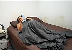 sharing bed with stepbrother led to rough fucking