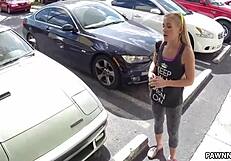 Hey, this country girl needs cash, so she trades sex at the pawn shop