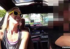 Hey, this country girl needs cash, so she trades sex at the pawn shop