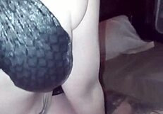 Big white cock teasing that tight pussy with a monster dick