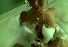 Super Hot Latina Brunette Rides Monster Cock in Pool Cowgirl Position in Las Vegas
