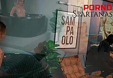 Gabily Moans In Doggystyle With Juicy Wet Pussy And Big Ass