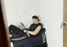 Spying on My Morning Masturbation in Bedroom.