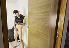 Spying on My Morning Masturbation in Bedroom.