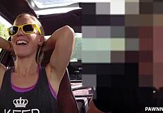 Hey, this country girl needs cash, so she trades sex at the pawn shop