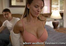 Hot Stepmom Sucks and Rides Stepson to Feel Better