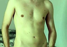 Huge Cum Orgasm From Bedroom Masturbation On Webcam