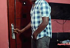 Waiter Got Lucky with Madam's Pussy in Bedroom After Kitchen Tease