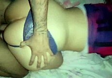 Young Slut in Lace Panties Gets Pussy Fucked and Cummed On