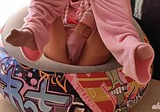 Skinny Asian Teen 18+ Babe Masturbates Pussy To Orgasm And Squirts Cum