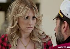 Sunny Gold Melons Scene 1: Melody Marks, Petite Blonde Teen, Shy but Deepthroats in Hardcore Action.