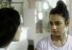 lesbians exploring each other in intimate ways