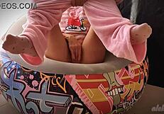 Skinny Asian Teen 18+ Babe Masturbates Pussy To Orgasm And Squirts Cum