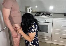 I love how my big stepmom sucks cock and takes it in the ass